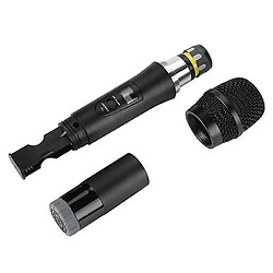 Avis Universal Microphone à main sans fil VHF universel avec récepteur Carla normal/réunion d'affaires noir