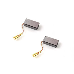 vhbw 2x balai de charbon, charbons pour moteur électrique 5mm x 8mm x 16mm pour outil électrique Bosch GST 85 E 0601584660, GST 85 E 0601584661