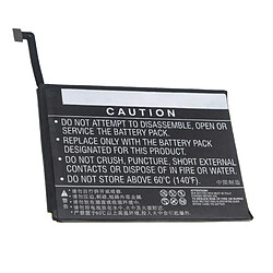 vhbw batterie remplace ZTE / Nubia Li3937T44P6h886639 pour smartphone (3700mAh, 3.85V, Li-Polymère)