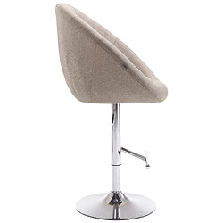 Avis Non Tabouret de bar London V2 tissu chrome