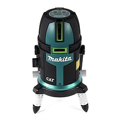 Makita SK 312 GDZ Laser vert haute luminosité ( 3 verticales / 1 horizontale 10 m ) pour une visibilité accrue sans fil 10,8 V + Coffret de transport verrouillable - sans Batterie, sans Chargeur