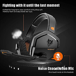 Universal Casque Gaming sans fil 3.5mm Filaire Sport Utilisation réduite Microphone Ordinateur portable Casque/écouteur @