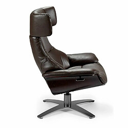 Angel Cerda Fauteuil pivotant en cuir avec relax