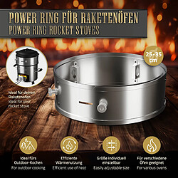 Avis BBQ#BOSS Power Ring pour BBQ Four à fusée Rocket Stove Anneau de feu Acier inoxydable Ø 2