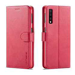 Etui en PU rose pour votre Samsung Galaxy A7 (2018)