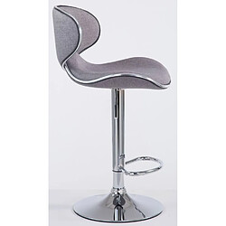 Avis Non Lot de 2 tabourets de bar Las Vegas V2 tissu chrome