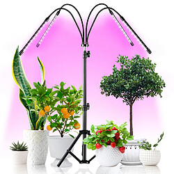 Lampe pour Les Plantes Les Plantes Poussent des Lumières, Lampes de Culture à Spectre Complet 4 têtes / 20 W