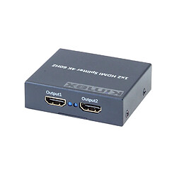 Kimex Splitter HDMI2.0 & HDCP2.2, 1 entrée-2 sorties, 4K60Hz