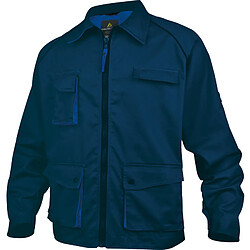 VESTE DE TRAVAIL DELTA PLUS MACH2 EN POLYESTER / COTON Bleu Marine / Bleu Roi -M2VESBM0 