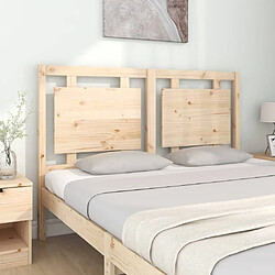 Avis Maison Chic Tête de lit scandinave pour lit adulte,Meuble de chambre 145,5x4x100 cm Bois massif de pin -MN40073