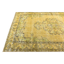 Acheter Vidal Tapis de laine 305x183 jaune Ultra Vintage