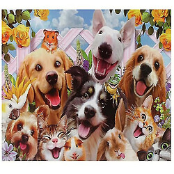 Universal Jeu de puzzle adulte, 1000 pièces pour animaux de compagnie chat et chien puzzle défi puzzle jeu