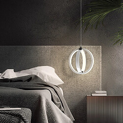 Avis Universal 17W Chambre Chevet Pendentif Petit Lustre Designer LED Lampe de salon Salle d'étude Salle à manger Hôtel Bed & Breakfast Lampe(blanche)