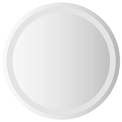 vidaXL Miroir de salle de bain à LED 50 cm rond