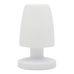 Lumisky Lampe de table sans fil GABY blanc en plastique H21cm