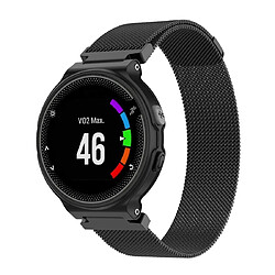 Wewoo Bracelet pour montre connectée milanaise Garmin Forerunner 235 26cm Noir 