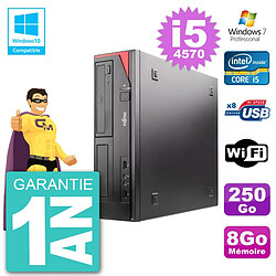 PC Fujitsu Esprimo E520 DT i5-4570 RAM 8Go Disque Dur 250Go Graveur DVD Wifi W7 - Occasion