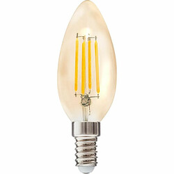 Ampoule à Led Ovale 9cm Ambre