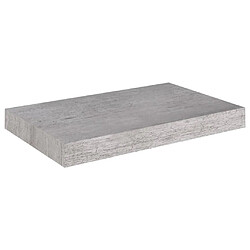 vidaXL Étagère murale flottante gris béton 40x23x3,8 cm MDF