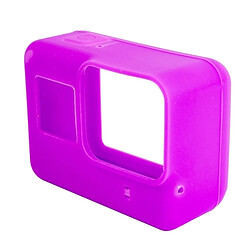 Wewoo Coque Violet pour GoPro HERO5 Silicone boîtier de protection de Shell