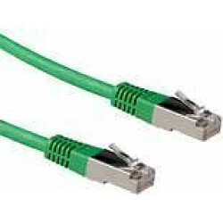 Act Music ACT Green 1 meter LSZH SFTP CAT6A patch cable with RJ45 connectors. Cat6a s/ftp lszh green 1.00m (IB7401) 