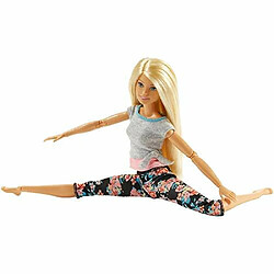 Acheter Barbie Made to Move PoupAes avec 22 articulations et vAtements de yoga, floral, gris