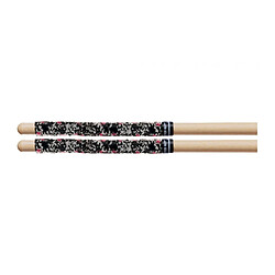 Promark Pro-Mark SR3BLA - Grip pour baguettes noir SRBLA, design Splatter