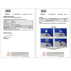 Songmics Lot de 2 Tabourets de Bar avec Dossier Blanc LJB64W