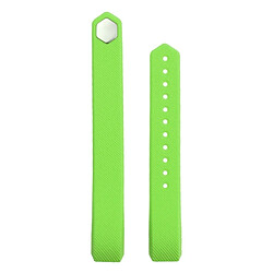 Wewoo Bracelet vert pour Fitbit Alta Montre Oblique Texture Silicone Bracelet, Petite Taille, Longueur: environ 18.5cm