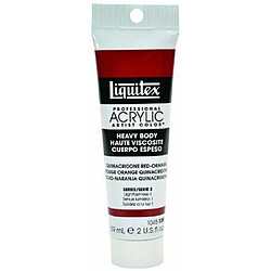 Liquitex Professional Heavy Body Tube de Peinture acrylique 59 ml Rouge/Orange quinacridone