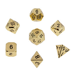 Avis 7 / Set De Dés En Métal Polyédrique En Alliage De Zinc Pour Du0026D Dungeons And Dragons Black