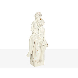 Figurine Décorative Romimex Blanc Résine Enfants 15 x 39 x 12 cm