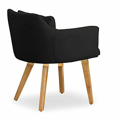 Paris Prix Fauteuil Scandinave Alan 70cm Noir