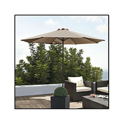 Imperial Relax Parasol droit hexagone CARACAS en fibre 3x3 m