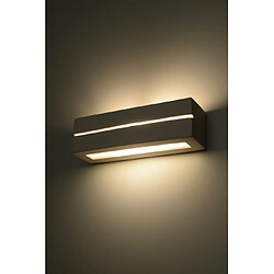 Avis Luminaire Center Applique murale VEGA LINE céramique blanc 1 ampoule