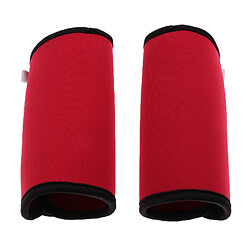 2 PCS Pet Leg Brace Protector Chien Blessure Genouillères Fixes Rouge L attelle de jambe d'animal familier