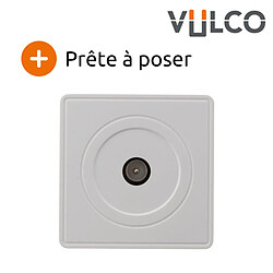 Avis Prise TV D.9,52mm en saillie blanc - gamme Vulco - Zenitech