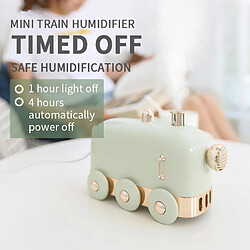 Avis Universal Humidificateur à ultrasons 300ml Vintage Mini Train USB Diffuseur d'air aromatique Huile essentielle Brouilleur Fabricant Atomisateur Lumière LED de couleur | Humidificateur (vert)