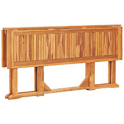 Acheter vidaXL Table pliable de jardin papillon 150x90x75 cm Bois teck solide