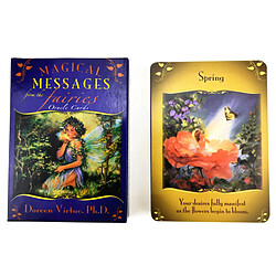 Acheter Universal Des cartes d'information magiques de la fée, un concours psychologique de tarot de la vertu.(Violet)