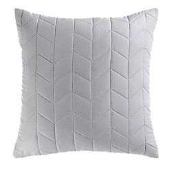 Paris Prix Housse de Coussin Erika 40x40cm Gris