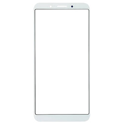 Wewoo Pièce Détachée Vitre Écran avant pour OPPO A83 (blanc)