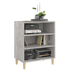 Avis Maison Chic Buffet,Meuble de Rangement,commode pour salon,Cuisine Gris béton 57x35x70 cm Aggloméré -MN69986