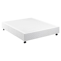 Vente-Unique Sommier tapissier 140 x 190 cm - Blanc - UNIVERSEL de DREAMEA PLAY