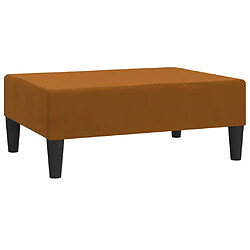 Maison Chic Repose-pied,Tabouret confortable Marron 78x56x32 cm Velours -MN70827