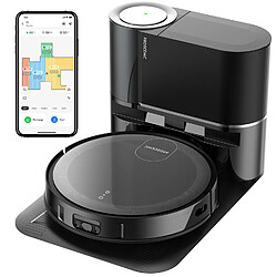 PROSCENIC FLOOBOT X1-Aspirateur Robot Laveur 2 en 1-Station d'auto-vidage-PathPro™ Navigation Intelligent par laser-4 quatre méthodes de contrôle