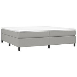 Avis Sommier à lattes,Cadre à lattes de lit pour Adulte Gris clair 200x200 cm Tissu -MN10584