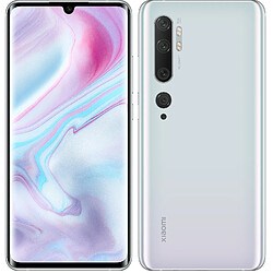 Xiaomi Mi Note 10 Pro - 256 Go - Blanc · Reconditionné Ecran 6.47"" 3D AMOLED - 5 caméras avec objectif principal 108 MP - Batterie 5260 mAh - Capteur d'empreintes sous l'écran - MIUI 11