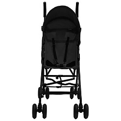 vidaXL Poussette bébé Anthracite et noir Acier