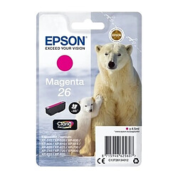 Epson 26 - Ours Polaire Cartouche Magenta C13T26134012 (T2613)